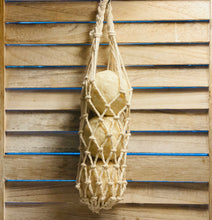 Load image into Gallery viewer, Goat Milk Soap Balls + Boho Macrame Hang Sack | BATSTO FARM SOAP