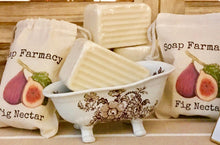 Load image into Gallery viewer, Fig Nectar + Goat Milk Tallow Soap, Natural Scent, 3 Pack