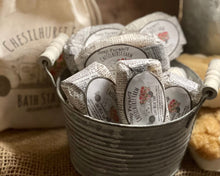 Load image into Gallery viewer, Guest Soap, Cowboy Coffee + Cream, Jersey Tomato, Dandelion, Coffee + Cream Scrub, Hemp Milk, Manuka Honey, Six Travel Size,