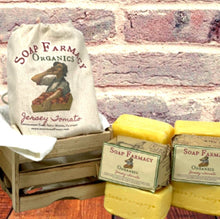 Load image into Gallery viewer, Tallow + Jersey Tomato Soap, Goat Milk, Jojoba Oil, Wildflower Pine Barren Honey Infused Body and Complexion Bar