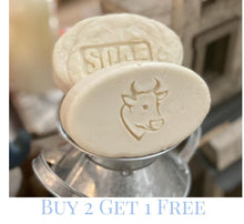 Load image into Gallery viewer, Fresh Buttermilk + Tallow Soap, Grass  Fed, Dry Winter Skin Bar, Chesilhurst Farm