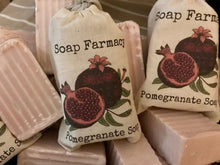 Load image into Gallery viewer, Pomegranate + Tallow Soap, Organic Goat Milk, Natural, Unscented Handmade Soap Bars