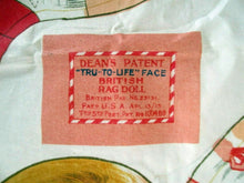 Load image into Gallery viewer, 1900's Dean's Rag Book Co. Curly Locks Uncut Cloth Rag Doll Panel