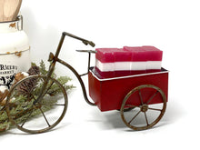 Load image into Gallery viewer, Vintage Style Tricycle Bike with Bin | Rustic Red