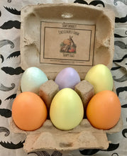 Load image into Gallery viewer, Hello Spring! Soapy Pastel Egg Soap, Easter Eggs For Kids + Teens, Farm House Egg Decor
