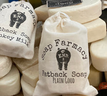 Load image into Gallery viewer, Plain Good Tallow + Milk Soap, Fatback Soap, Organic Goat Milk + Donkey Milk Soap Bars
