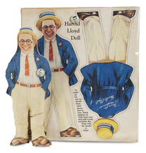 Load image into Gallery viewer, 1920&#39;s Harold Lloyd Vintage Ad Premium, Uncut, Cloth Doll Panel
