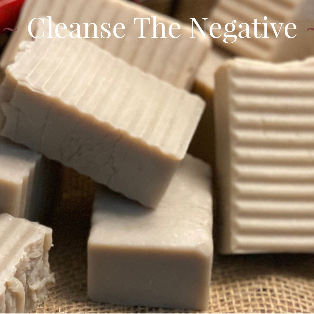 Cleanse The Negative | Handcrafted White Sage + Hemp Milk Soap | 3 Pack | BATSTO FARM SOAP