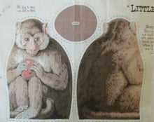 Load image into Gallery viewer, 1892 Arnold Print Works Little Monkey Cloth Rag Doll Panel
